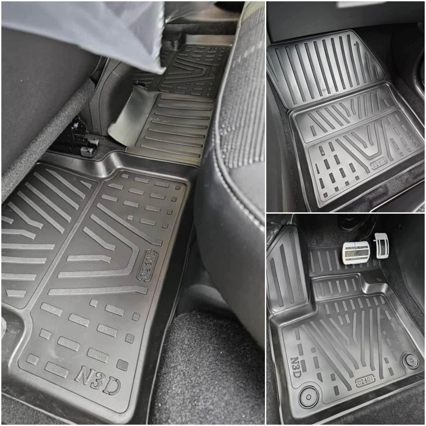 tapis 3D silicone avant arriere