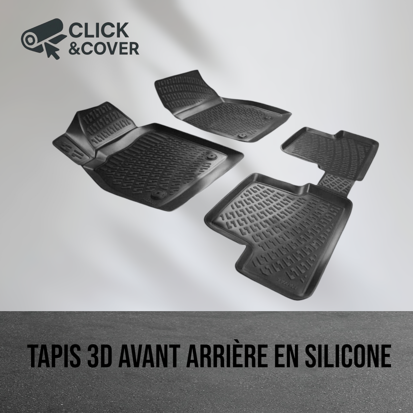 tapis 3D silicone avant arriere